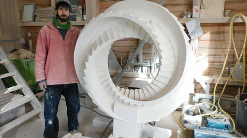 Léo Cappuccio, un sculpteur de taille